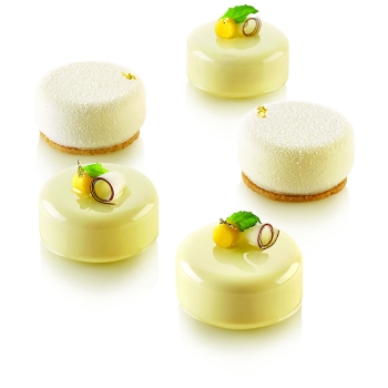 MOULE SILIKOMART PROFESSIONNEL15 RONDS ''ESSENZIALE''